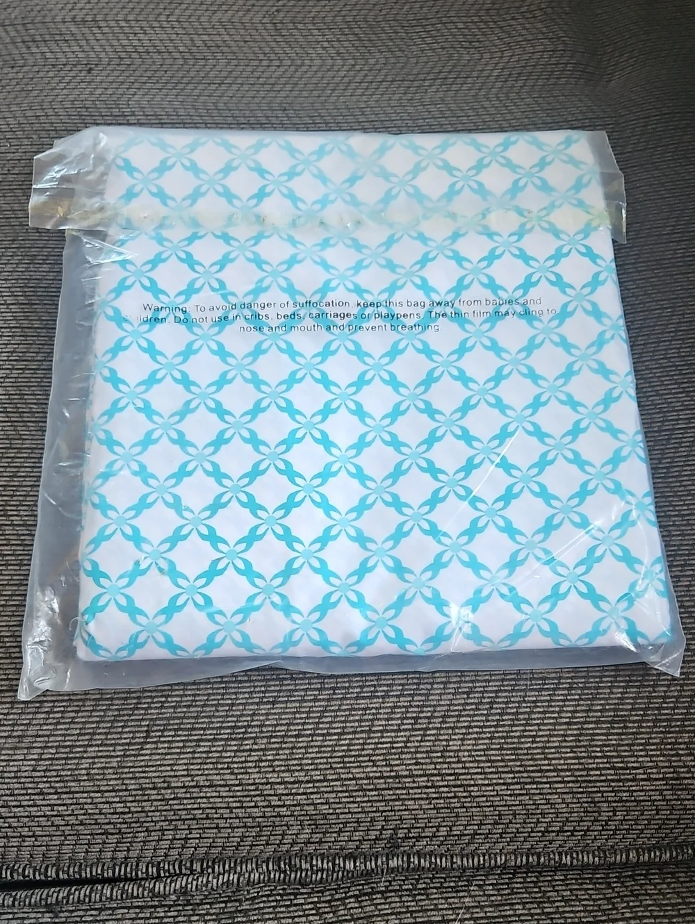 Company Kids Atlantis Pattern 100% Cotton Blue and White Duvet Cover